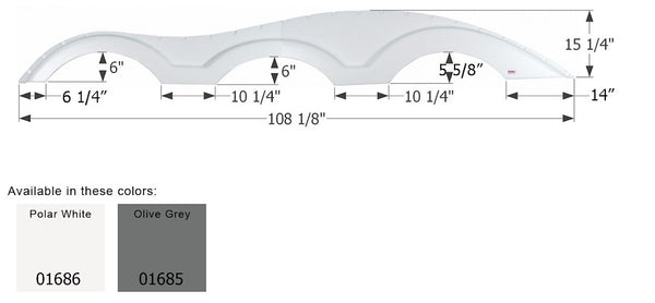 Icon Fender Skirt For Keystone Raptor Models (MPN: 01686)
