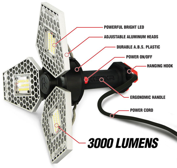 STKR Concepts TRiLIGHT Shop Light (MPN: 00177)