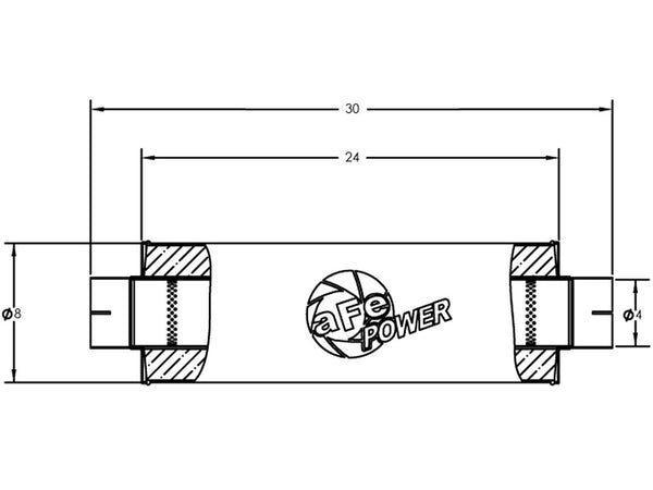 Advanced FLOW Engineering Stainless Steel Muffler (MPN: 49-91002)