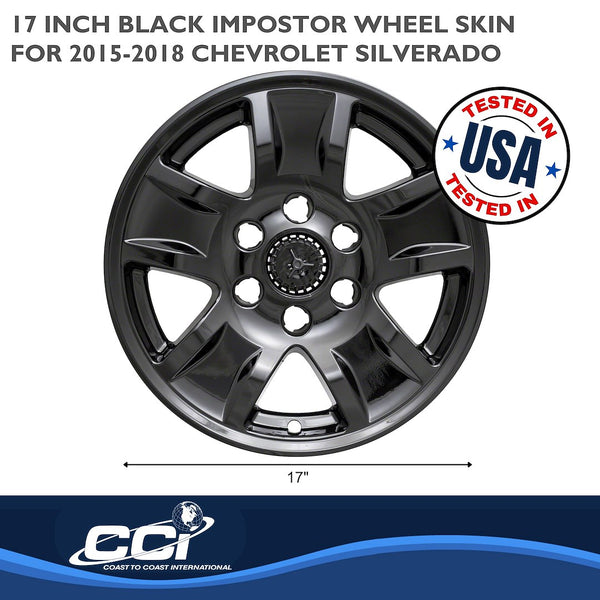 Coast To Coast Impostor Wheel Skin 17 Inch (MPN: IWCIMP390BLKN)
