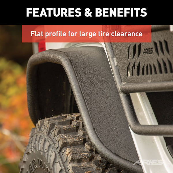 Aries Jeep Fender Flares (MPN: 2500203)