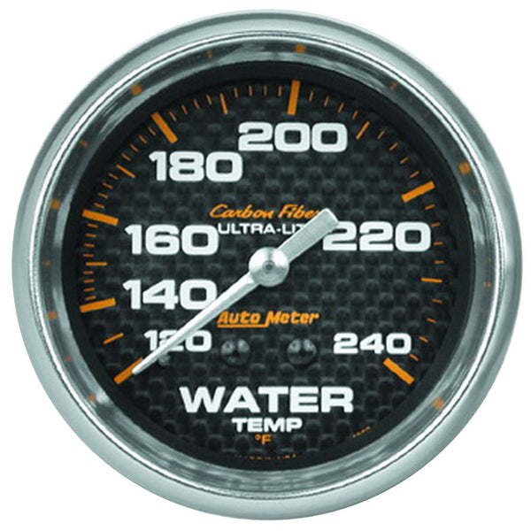 AutoMeter Carbon Fiber Water Temperature Gauge (MPN: 4832)