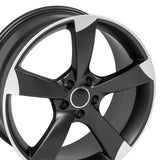 OE Wheels AU29 Aluminum Wheel (MPN: AU29-19085-5112-35MB1)