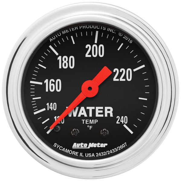AutoMeter Mechanical Water Temperature Gauge (MPN: 2433)