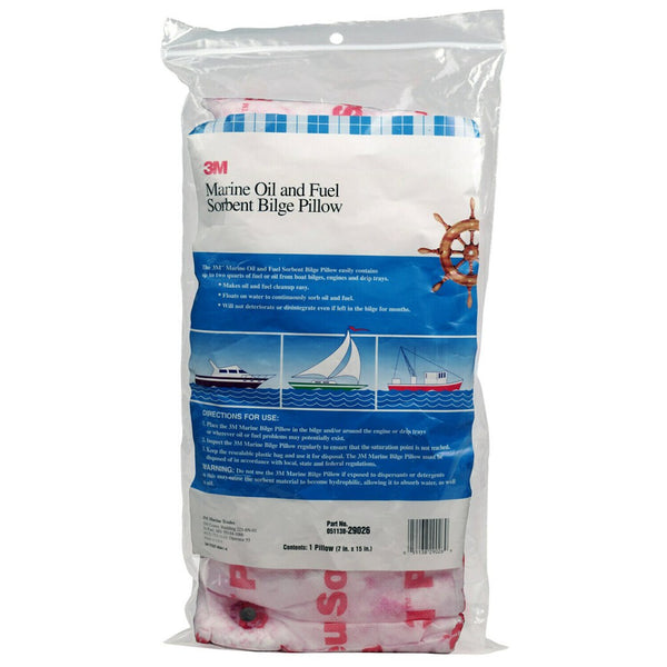 3M Marine Oil and Fuel Absorbent Bilge Pillow (MPN: 29026)