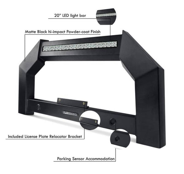 Black Horse Armour Bull Bar (MPN: AB-GM10)
