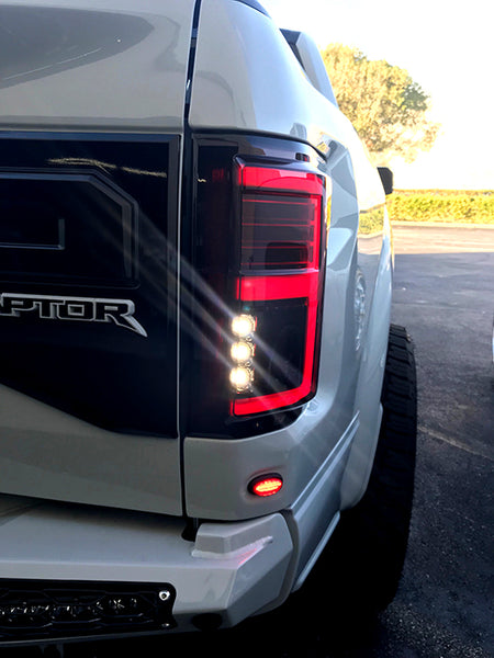 RECON Truck Accessories Tail Light Assembly (MPN: 264268LEDRD)