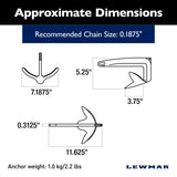 Lewmar Deep Water Claw Anchor (MPN: 0057901)