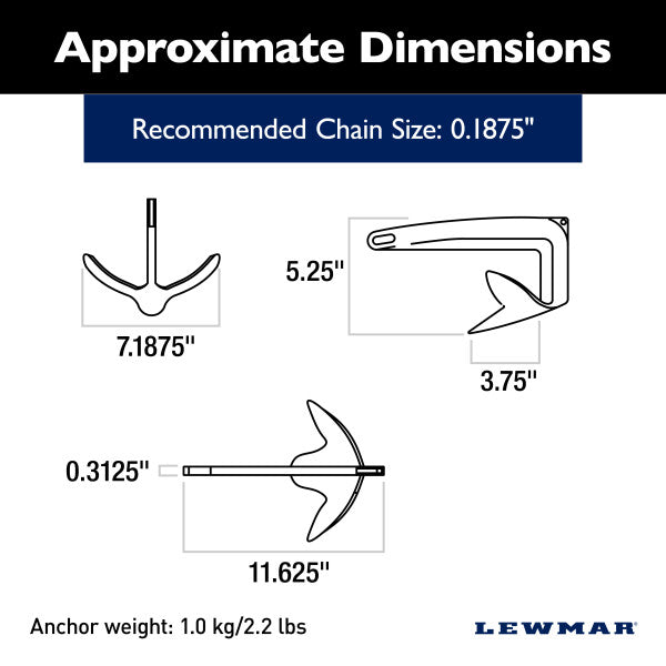 Lewmar Deep Water Claw Anchor (MPN: 0057901)
