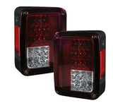 Recon Jeep Wrangler LED Tail Light Assembly (MPN: 264234RD)