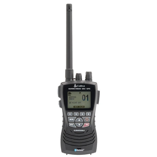 Cobra Marine Handheld VHF Radio (MPN: MRHH600FLTGPSBT)