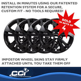 Coast To Coast Impostor Wheel Skin (MPN: IWCIMP487BLK)