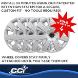 Coast To Coast 16 Inch Wheel Cover Set (MPN: IWC53716S)