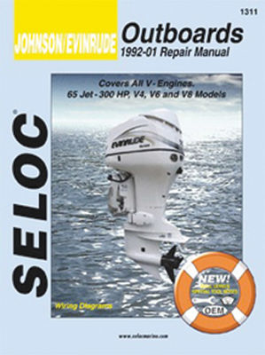 Sierra Marine Johnson Evinrude Outboard Engine Repair Manual (MPN: 18-01311)