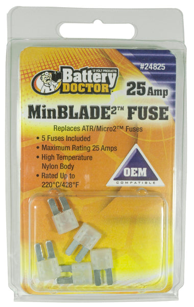 WirthCo MinBlade2 Clear Blade Fuses (MPN: 24825)