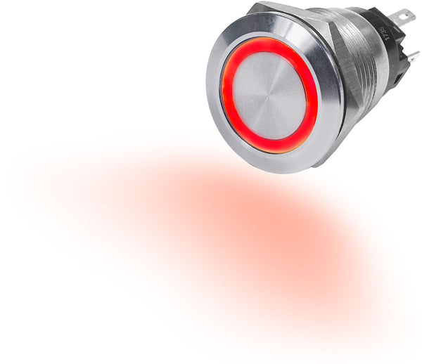 Push Button Switch with LED Indicator (MPN: 4162-BSS)