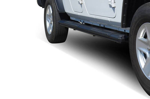 Black Horse Off Road Cutlass Running Boards (MPN: RN-FOF2SD-76-BK)
