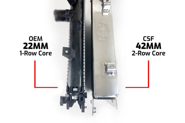 CSF Aluminum Downflow Radiator (MPN: 7085)