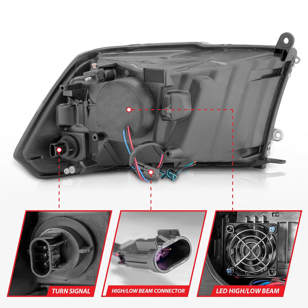 AnzoUSA Headlight Assembly (MPN: 111540)