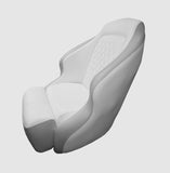 Taco Anclote Bucket Seat (MPN: BA1-25WHT-GRY)
