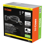 Curt 7-Way Trailer Wiring Connector for Truck Bed (MPN: 57008)