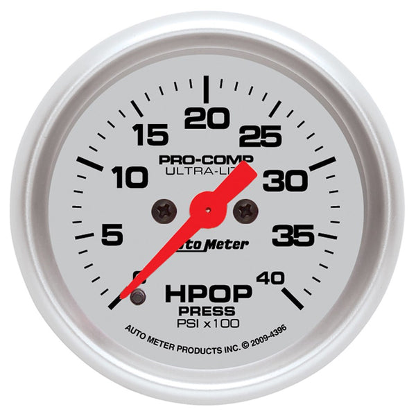 AutoMeter Ultra-Lite Oil Pressure Gauge (MPN: 4396)