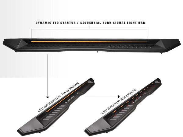 Armordillo FX Series Running Board with LED Light Strip (MPN: 8722350)