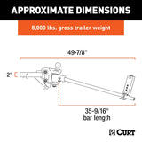 CURT TruTrack Weight Distribution Hitch (MPN: 17499)