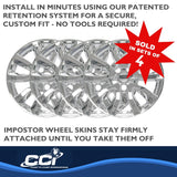 Coast To Coast Impostor Wheel Skin 17 Inch (MPN: IWCIMP433X)