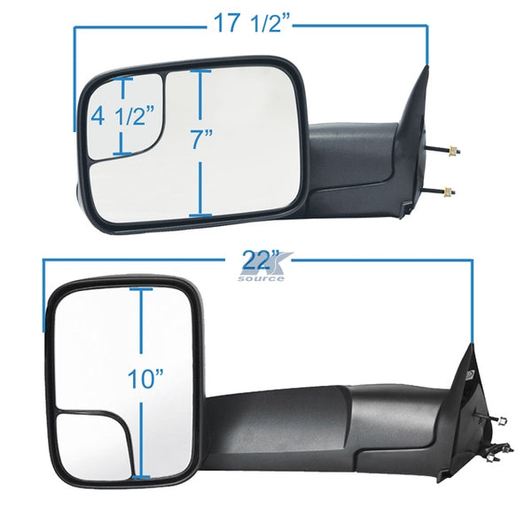 K Source Exterior Towing Mirror (MPN: 60178C)
