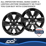 Coast To Coast Impostor Wheel Skin 17 Inch (MPN: IWCIMP436BLK)