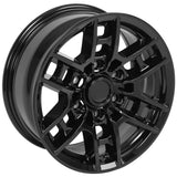 OE Wheels TY17 Gloss Black Aluminum Wheel (MPN: TY17-16070-6550-13B)