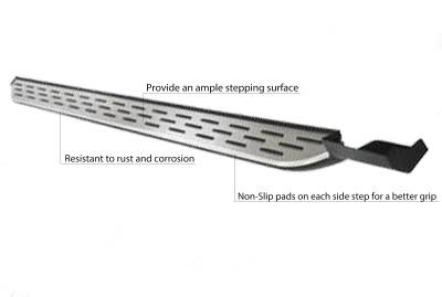 Black Horse Off Road Running Board (MPN: RFOEX-20)