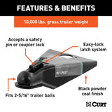 CURT A-Frame Trailer Coupler (MPN: 25200)