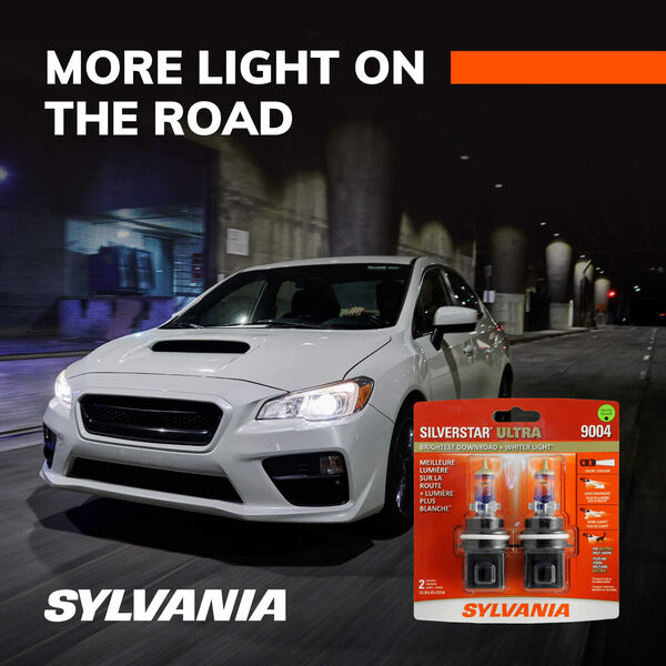 Sylvania SilverStar Ultra Halogen Headlight (MPN: 9004SU.BP2)