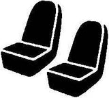 Fia SL60 Series Leatherlite Seat Cover (MPN: SL68-14 GRAY)