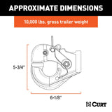 Curt Pintle Hook 10000 Pound Capacity (MPN: 48205)