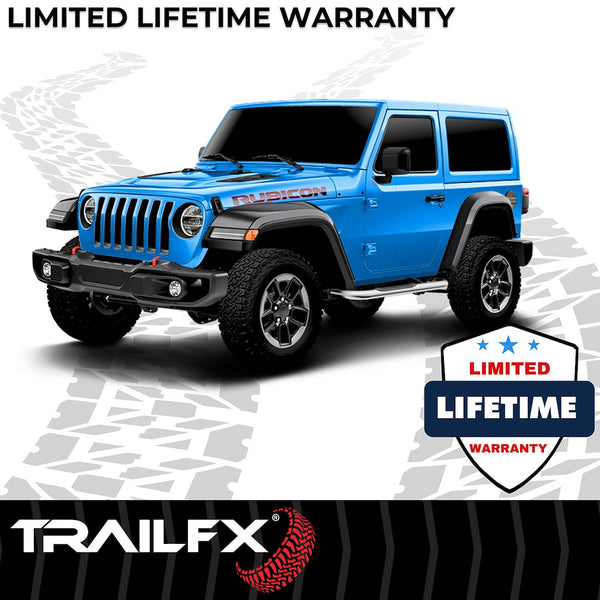 TrailFX Nerf Bar Round Tube Side Steps (MPN: A0055S)