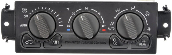 Climate Control Panel for Optimal HVAC Performance (MPN: 599-260)