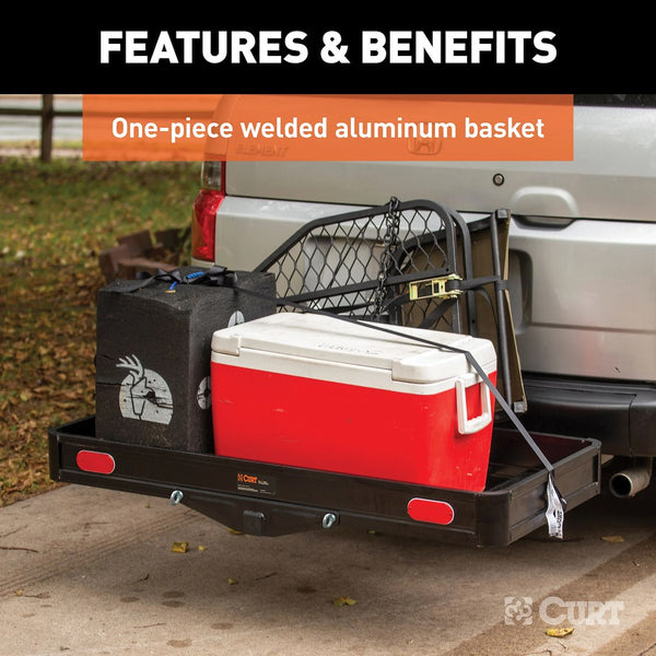 Curt Aluminum Trailer Hitch Cargo Carrier (MPN: 18113)