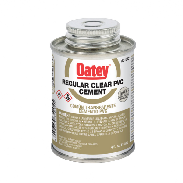 Oatey Pipe Cement (MPN: 7531012)