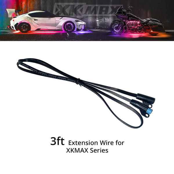 XKmax Light Bar Wiring Harness (MPN: MX-WIRE-3FT)