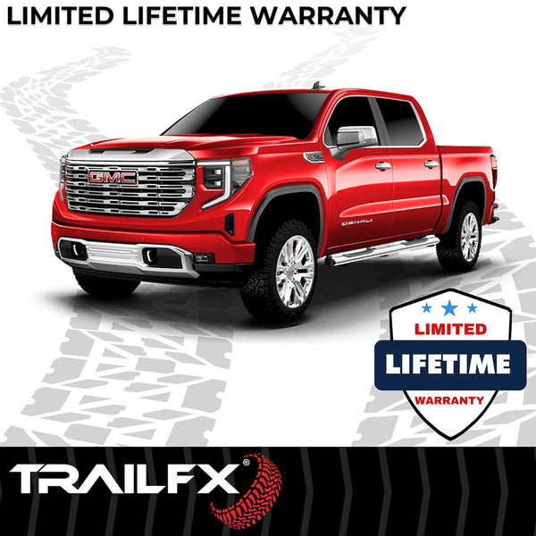 TrailFX 5 Inch Oval Straight Nerf Bar (MPN: A7036S)