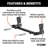 CURT Vehicle Baseplate for Chevy Equinox and GMC Terrain (MPN: 70105)