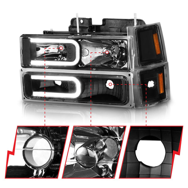 AnzoUSA Headlight Assembly (MPN: 111528)