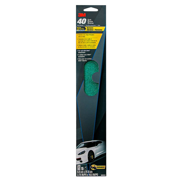 3M Green Corps Sandpaper Sheets (MPN: 32231)