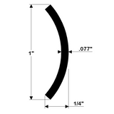 Taco Marine Rub Rail (MPN: S11-4650P16B)