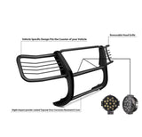 Black Horse Grille Guard Kit (MPN: 17TS27MA-PLB)