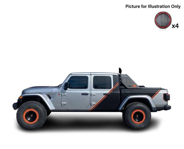 Black Horse Off Road Vigor Truck Bed Bar (MPN: VIRB09B-PLFR)