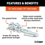 CURT Trailer Safety Chain (MPN: 80300)